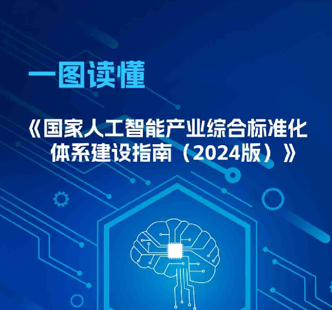 《国家人工智能产业综合标准化体系建设指南(2024版)》一图读懂